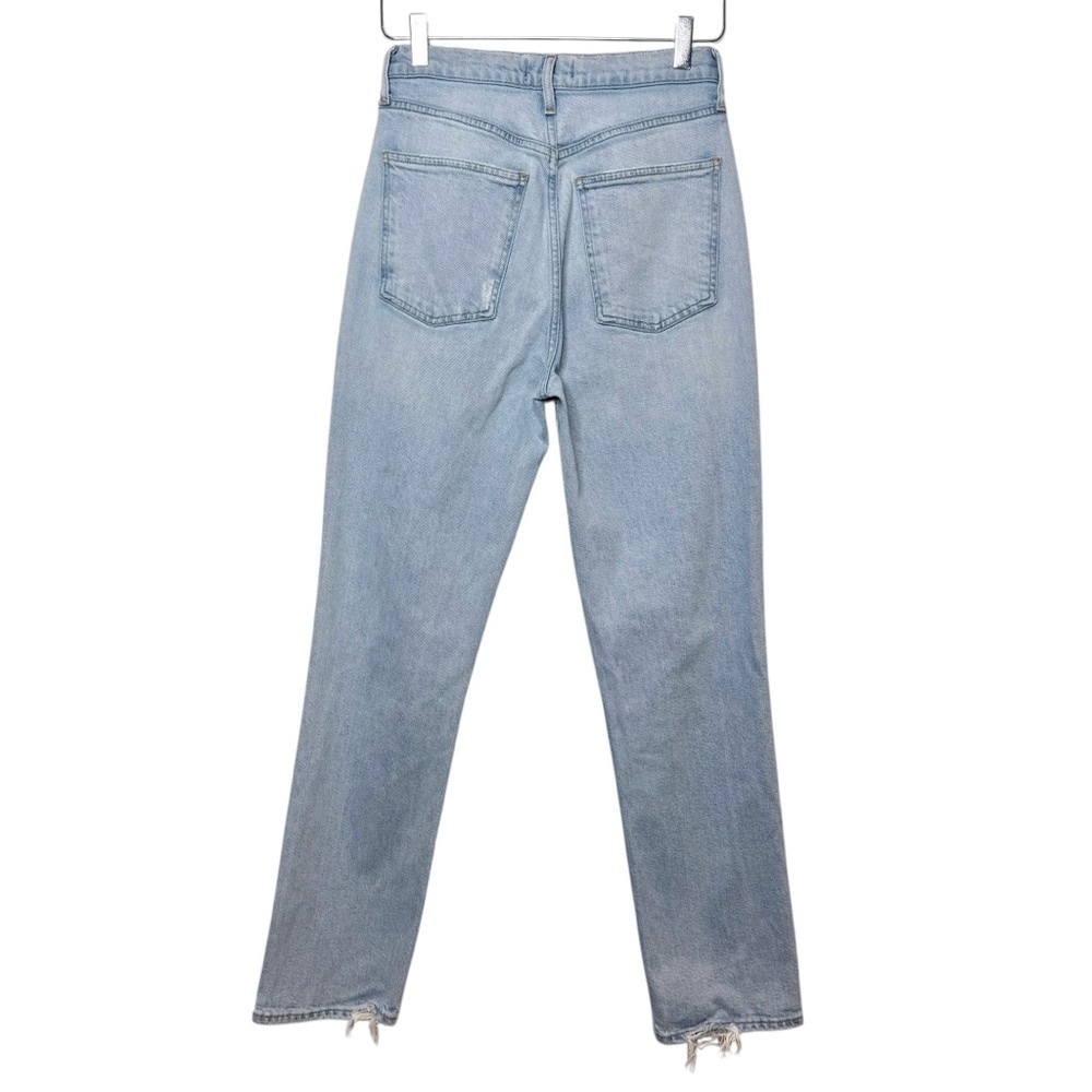 AGOLDE Stovepipe High Rise Straight Leg Light Wash Jeans Size 26 - Picture 9 of 13